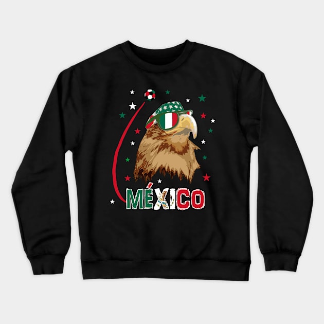 Mexico Eagle Soccer T-Shirt Crewneck Sweatshirt by Nerd_art